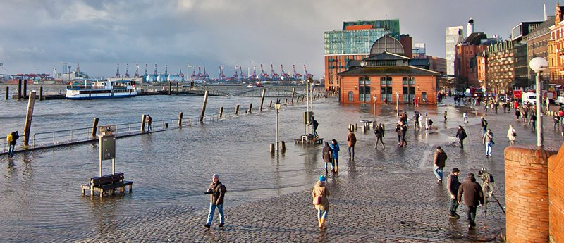 Hamburg wir regelmässiger von Hochwasser bedroht.